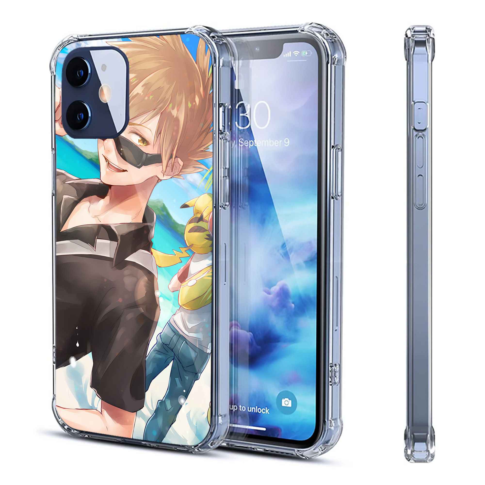 （画像用） ポケットモンスター Pokémon 【iPhone 12シリーズ対応】透明スマホケース（クリアソフトケース）